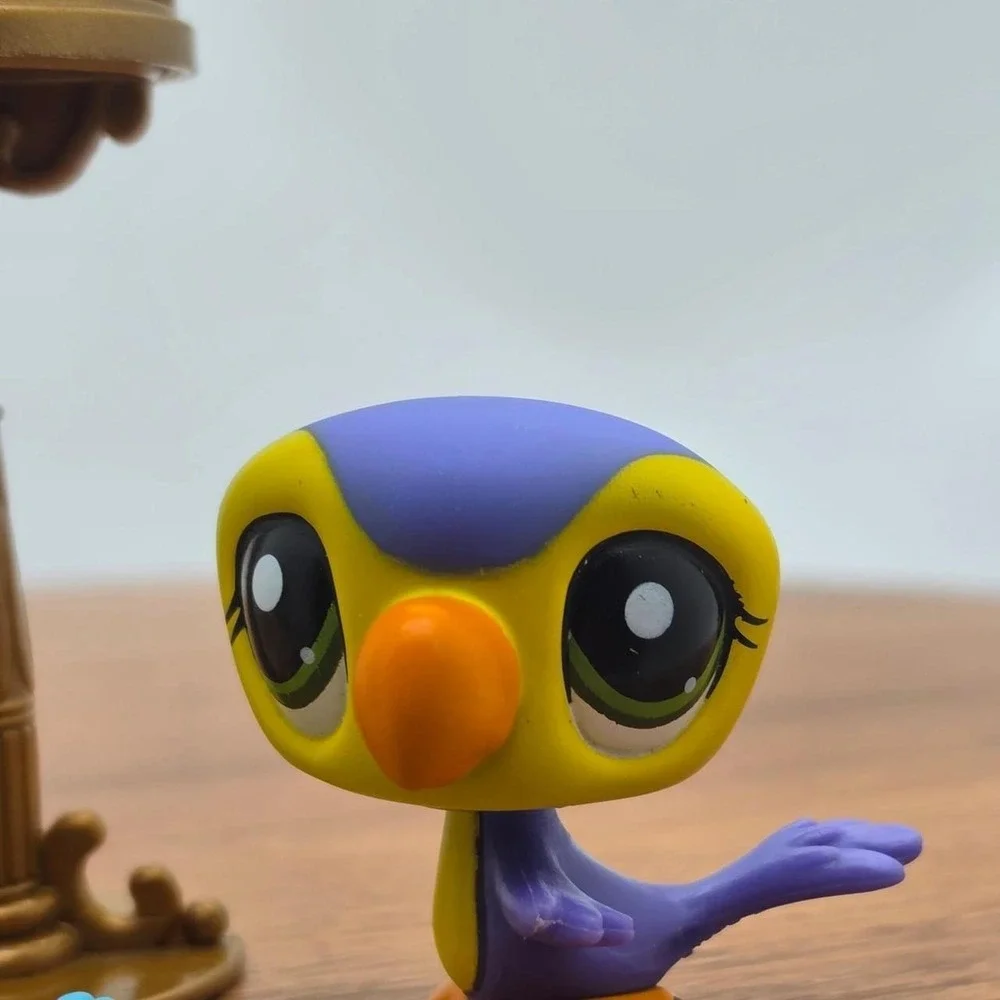 Littlest Pet Shop LPS Toucan & Cockatoo Bird Cage Lot Dollhouse Accessories